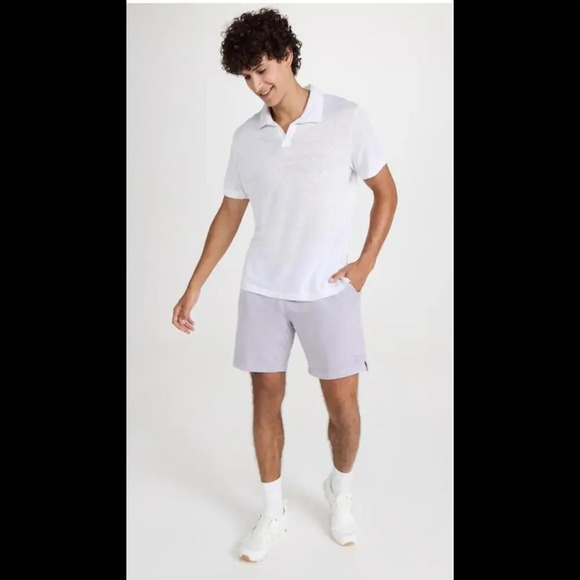 NWT Onia Men's Garment Dye French Terry Pull-On Shorts Size XL Lilac - Picture 1 of 12